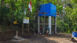 Satgas Rampungkan Tandon SPAM Program TMMD ke 128