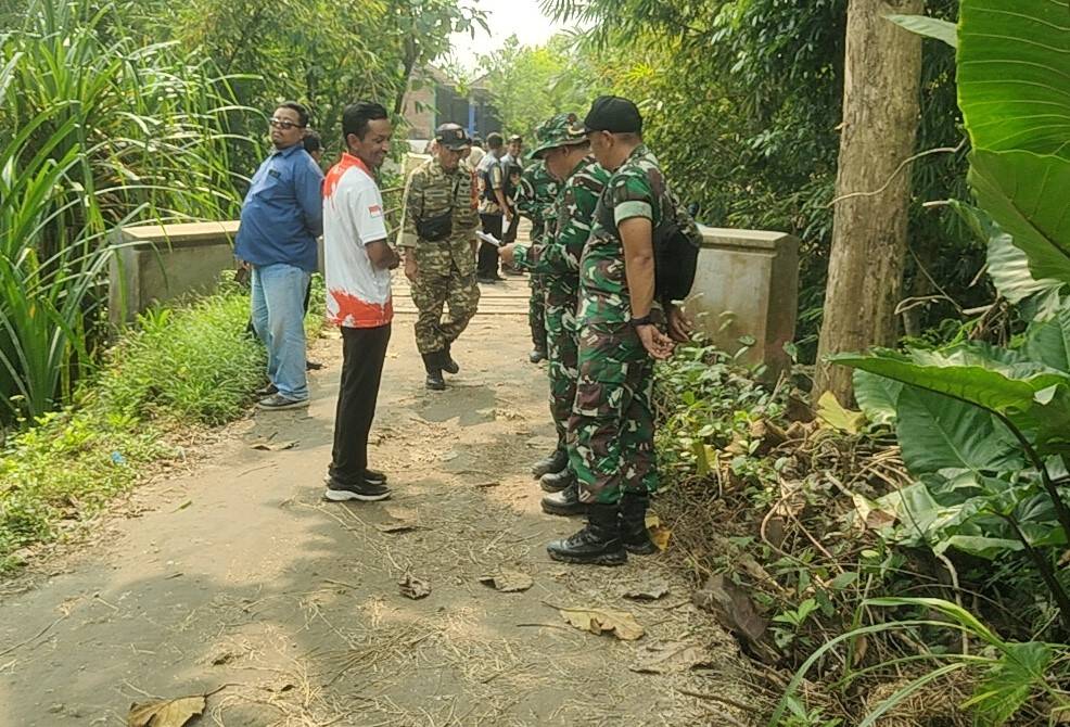Dandim Bojonegoro Tinjau Sasaran TMMD 129 di Desa Kesongo Kedungadem
