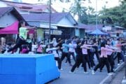 Car Free Day Lanud Sultan Hasanuddin Semarak, Danlanud Sapa Warga dan Dukung UMKM Lokal
