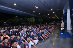 Cegah Penyalahgunaan Narkoba dan LGBT, Lanud Sultan Hasanuddin Gelar Apel Malam dan Tes Urine Prajurit Bujangan