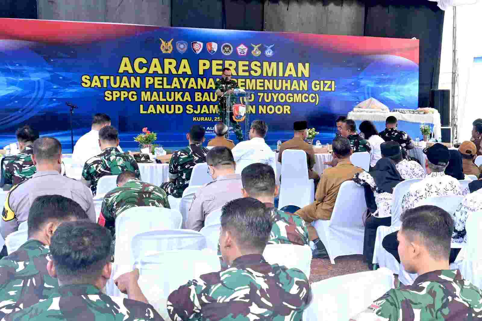 Dukung Program Asta Cita Presiden RI, Danlanud Sjamsudin Noor Resmikan SPPG Maluka Baulin Perkuat Gizi Generasi Bangsa Dukung Program Asta Cita Presiden RI, Danlanud Sjamsudin Noor Resmikan SPPG Maluka Baulin Perkuat Gizi Generasi Bangsa