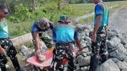 TNI Hadir untuk Rakyat, Pembangunan Irigasi Desa Ino Jaya Terus Berlanjut