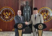 Panglima TNI Dampingi Menhan RI Terima Kunjungan Wakil Perdana Menteri sekaligus Menteri Negara Urusan Pertahanan Qatar