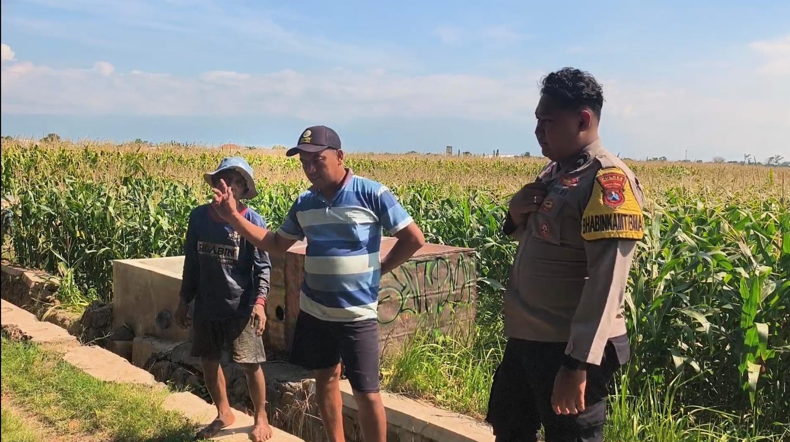 Polisi Turun ke Lahan Jagung di Ketapang, Perkuat Ketahanan Pangan Nasional