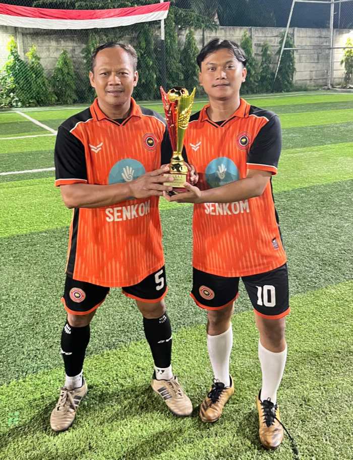 Senkom FC Taklukkan TNI dan Satpol PP dalam Perebutan Gelar Juara