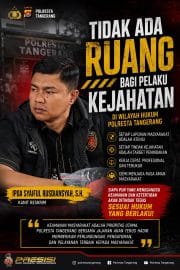 IPDA Syaiful Rusdiansyah Tegaskan Tidak Ada Toleransi bagi Pelaku Kejahatan di Wilayah Hukumnya