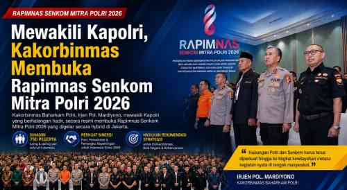 Dukung Program Jagung Polri, Rapimnas Senkom 2026 Perkuat Kemandirian Pangan Nasional