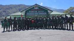 Kodim 1714/Puncak Jaya Gelar Korps Rapot Pindah Satuan dan Penerimaan Personel Baru