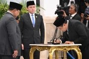Panglima TNI Hadiri Pelantikan Kepala BGN serta Penasihat Khusus Presiden