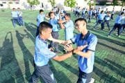 Perkuat Fisik, Mental, dan Kesiapsiagaan, Personel Lanud Sjamsudin Noor Asah Kemampuan Bela Diri Taktis