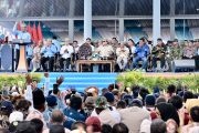 Panglima TNI Dampingi Presiden RI Hadiri Puncak PENAS Petani dan Nelayan XVII Tahun 2026 di Gorontalo