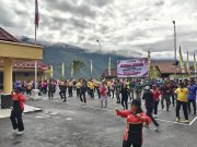 Senam Jumat Sehat Gabungan TNI, Polri dan Pemda Kabupaten Puncak Jaya