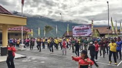 Senam Jumat Sehat Gabungan TNI, Polri dan Pemda Kabupaten Puncak Jaya