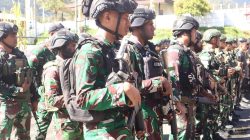 Kodim 1714/Puncak Jaya dan Polri Laksanakan Patroli Cipta Kondisi Kabupaten Puncak Jaya Dalam Kondisi Aman