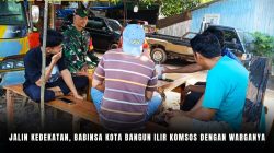 Jalin Kedekatan, Babinsa Kota Bangun Ilir Komsos dengan Warganya