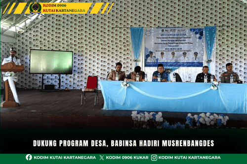 Dukung Program Desa, Babinsa Hadiri Musrenbangdes