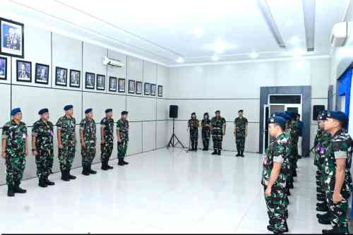 Komandan Lanud Sjamsudin Noor Pimpin Sertijab Kadispers, Tegaskan Pembinaan Personel sebagai Pilar Kekuatan Satuan