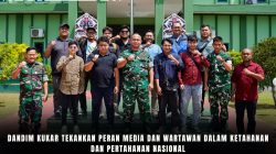 Dandim Kukar Tekankan Peran Media dan Wartawan dalam Ketahanan dan Pertahanan Nasional
