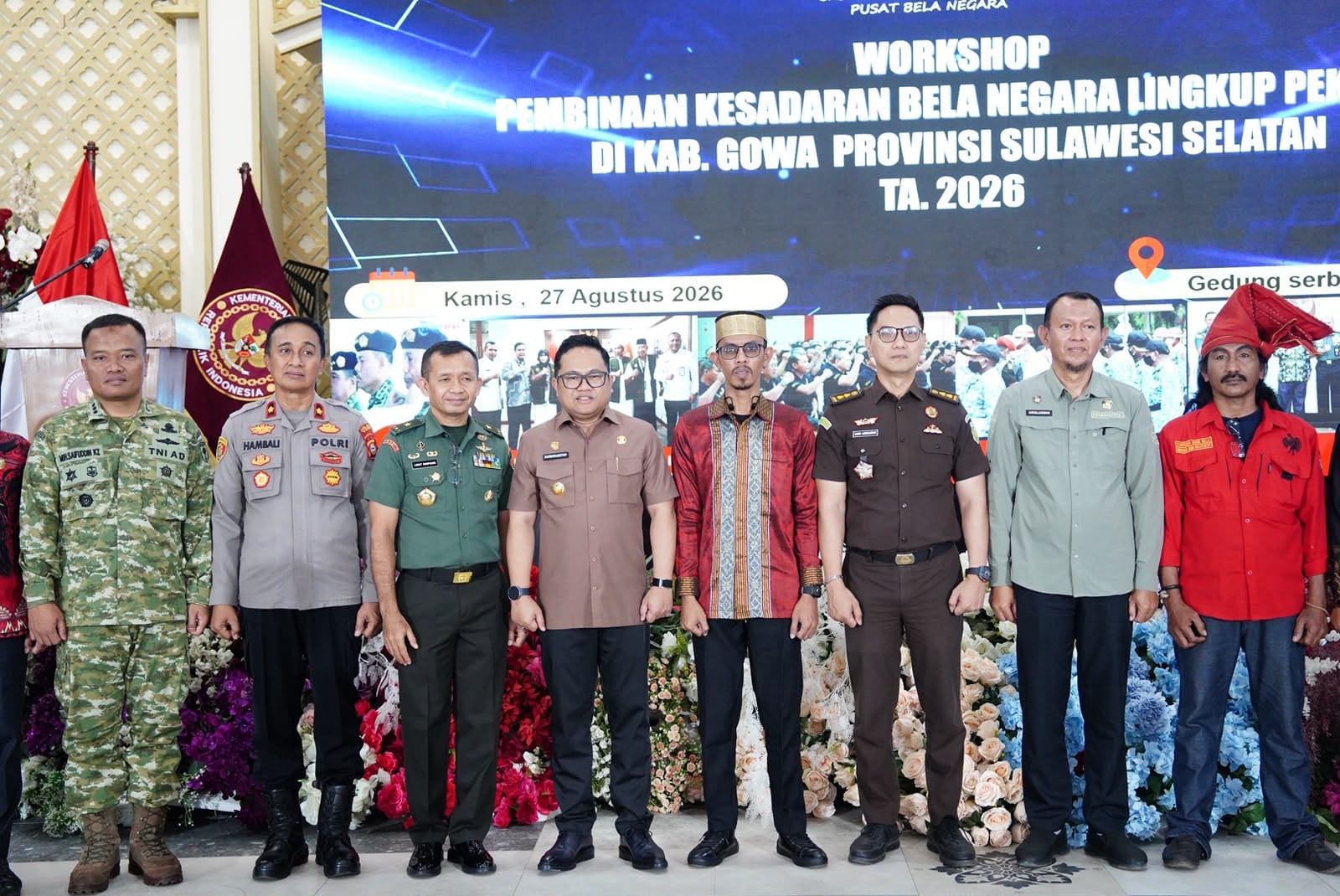 Kemhan Gelar Workshop PKBN, Perkuat Semangat Bela Negara di Gowa