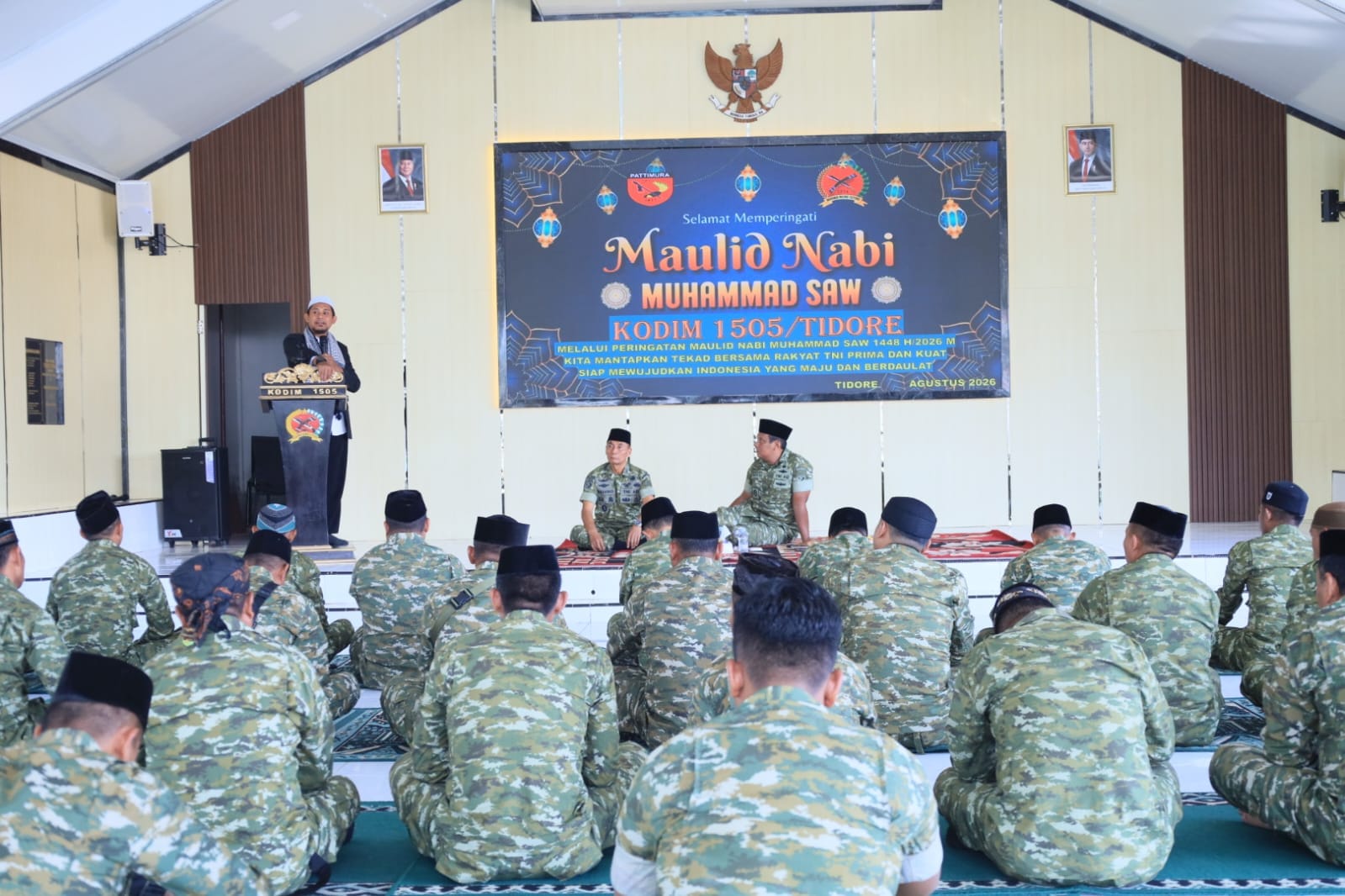 Kodim 1505/Tidore Gelar Peringatan Maulid Nabi Muhammad SAW 1448 H Kodim 1505/Tidore Gelar Peringatan Maulid Nabi Muhammad SAW 1448 H