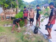TMMD Ke-129 Kodim 1807/Sorsel Dorong Ketahanan Pangan, TNI Bersama Warga Bangun Kemandirian Pangan di Kampung Sesor
