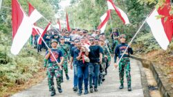 Sang Merah Putih Terbesar di Indonesia Berkibar di Puncak Gunung Cycloop, Koops TNI Habema : Gegap Gempita Damai Persatuan dari Tanah Cenderawasih Sang Merah Putih Terbesar di Indonesia Berkibar di Puncak Gunung Cycloop, Koops TNI Habema : Gegap Gempita Damai Persatuan dari Tanah Cenderawasih