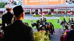 Panglima TNI Hadiri Upacara Penurunan Bendera Sang Merah Putih di Istana Merdeka