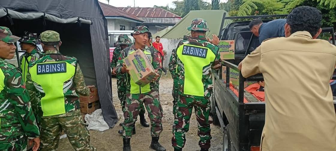 Optimalkan Bantuan Untuk Korban Gempa NTT, TNI Kerahkan 1.265 Personel dan Salurkan 188 Ton Bantuan