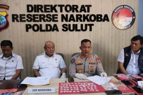 Polda Sulut Menggulung Kasus Narkoba