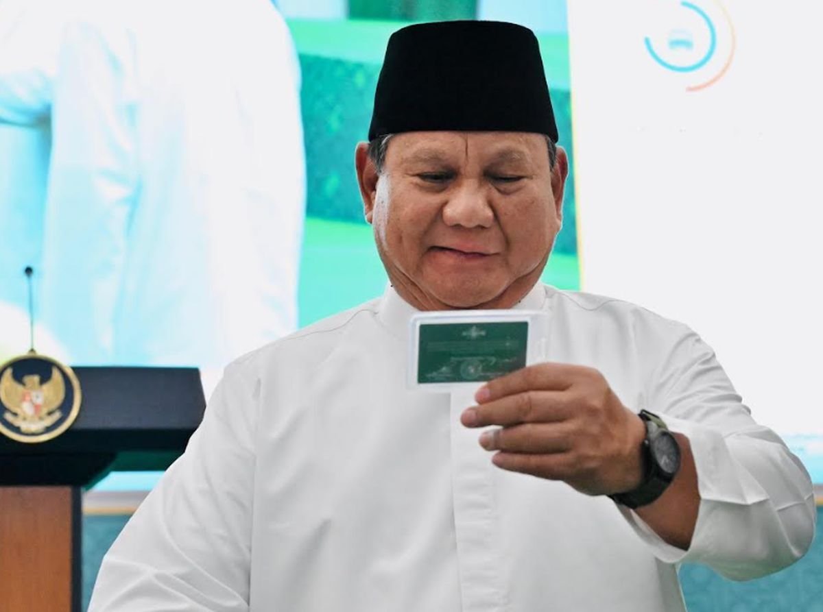 Prabowo Subianto Terima Kartu Anggota Nahdlatul Ulama