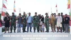 Dandim 0906/Kkr Tinjau Hasil Akhir Pembangunan Jembatan Beton Merah Putih Muara Jawa Dandim 0906/Kkr Tinjau Hasil Akhir Pembangunan Jembatan Beton Merah Putih Muara Jawa