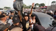 Aksi Unjuk Rasa Warga Pati di Jakarta