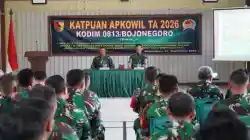 Kodim Bojonegoro Gembleng Apkowil: Pertajam Kemampuan Teritorial yang Unggul, Modern dan Humanis Kodim Bojonegoro Gembleng Apkowil: Pertajam Kemampuan Teritorial yang Unggul, Modern dan Humanis