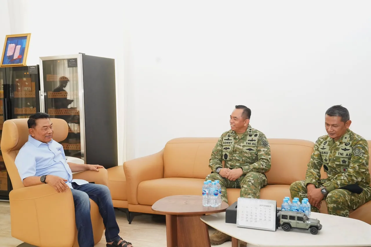 Silaturahmi Penuh Jelang HUT TNI, Jenderal TNI (Purn) Moeldoko Ingatkan tentang Profesionalisme Prajurit