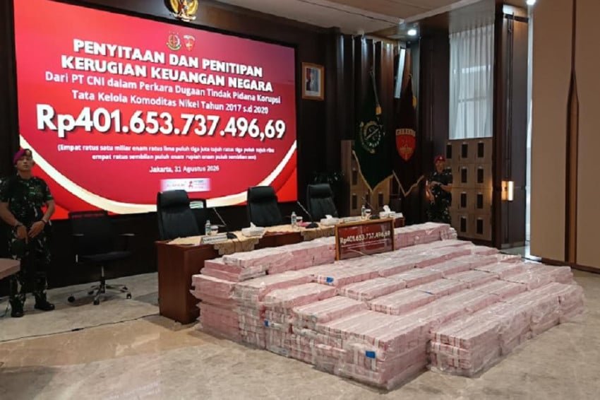 Transparansi Penyitaan Uang Korupsi Komoditas Nikel