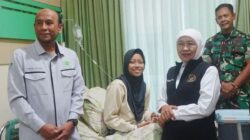 Kunjungan Khofifah kepada Santri Korban Keracunan di Sidoarjo