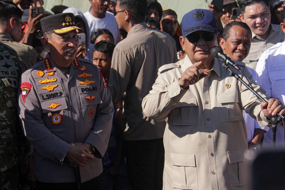 Laporan Penanganan Pascagempa Flores oleh Presiden Prabowo