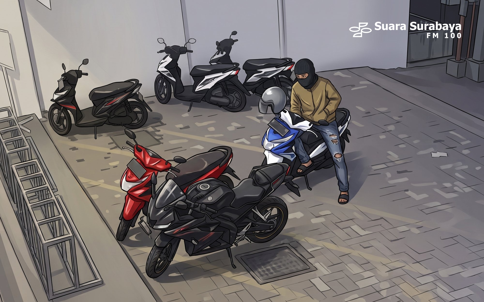 Laporan Kehilangan Sepeda Motor di Surabaya
