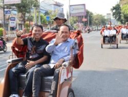 Pemberian 200 Becak Listrik Untuk Pengemudi di Cirebon