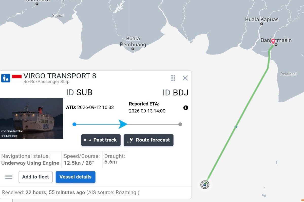 Jejak Misterius Virgo Transport 8 Sebelum Hilang Sinyal