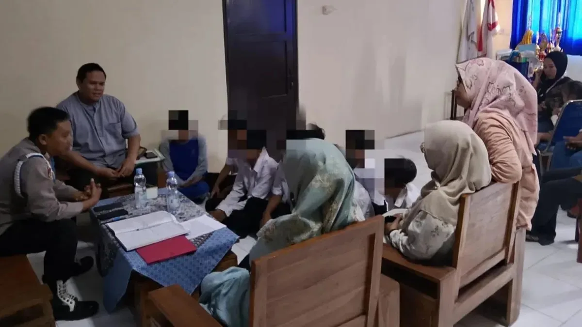 Tindakan Polisi Terhadap Pelajar Bawa Sajam di Serang