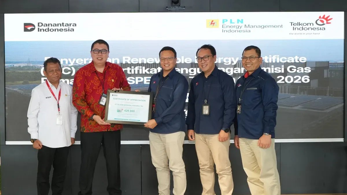 Telkom Indonesia Capai Nol Emisi Melalui Inisiatif Energi Terbarukan