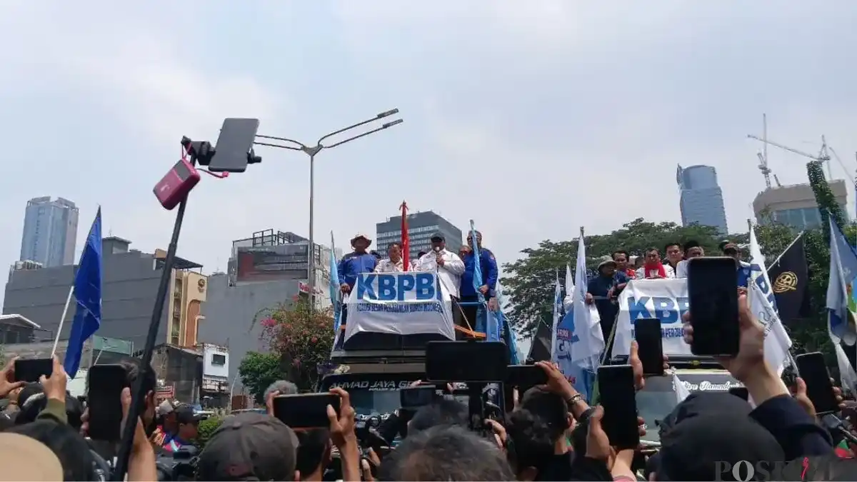 Ribuan Buruh Gelar Aksi di Jakarta, Pemantauan Situasi Lalu Lintas Diperlukan