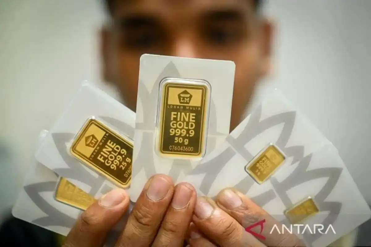 Harga Emas Antam Naik Rp6.000 Menjadi Rp2,58 Juta per Gram