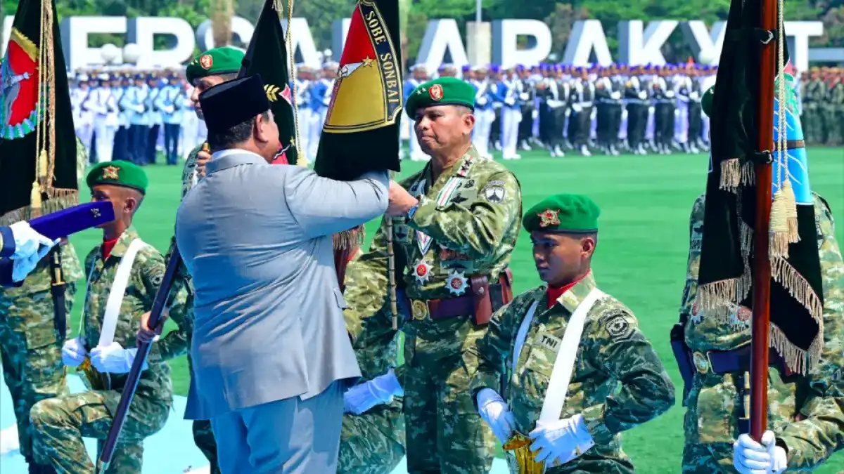Presiden Prabowo Resmikan Enam Kodam Baru dan 30 Brigade Infanteri