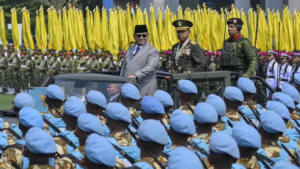 Presiden Prabowo Resmikan 204 Satuan Baru dalam Peringatan HUT Ke-81 TNI