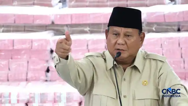 Taklimat Presiden Prabowo untuk 800 Perwira Tinggi TNI-Polri di Istana