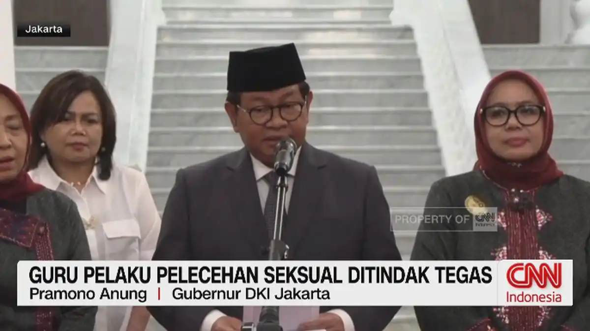 Gubernur Jakarta Minta Sanksi Tegas bagi Guru SMKN 27 yang Diduga Lecehkan Murid