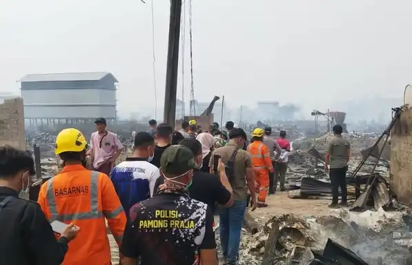 Kebakaran di Dusun Serdang Bangka Selatan Hanguskan 600 Rumah, 2.400 Jiwa Terdampak