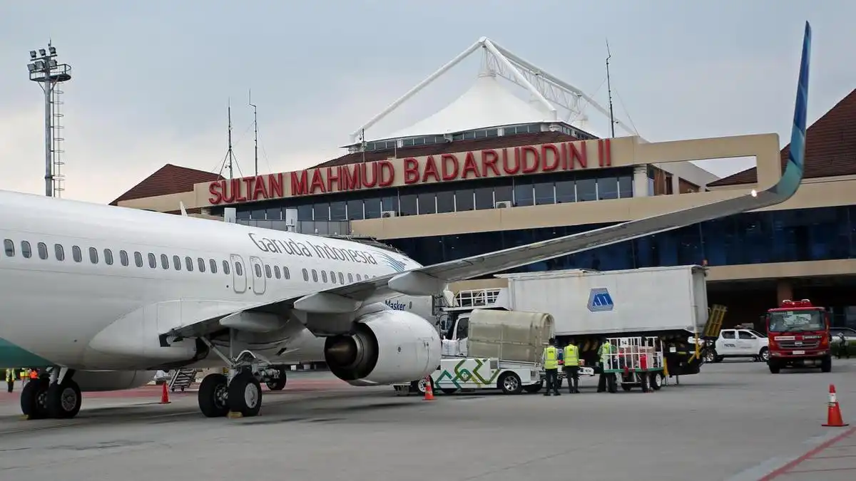 Jarak Pandang Pulih, Operasional Penerbangan di Bandara SMB II Palembang Berangsur Lancar